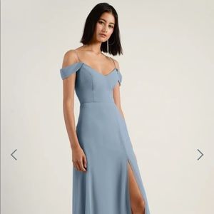 Jenny Yoo Priya Bridesmaids Dress in Bluebell